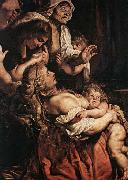 RUBENS, Pieter Pauwel Raising of the Cross oil on canvas